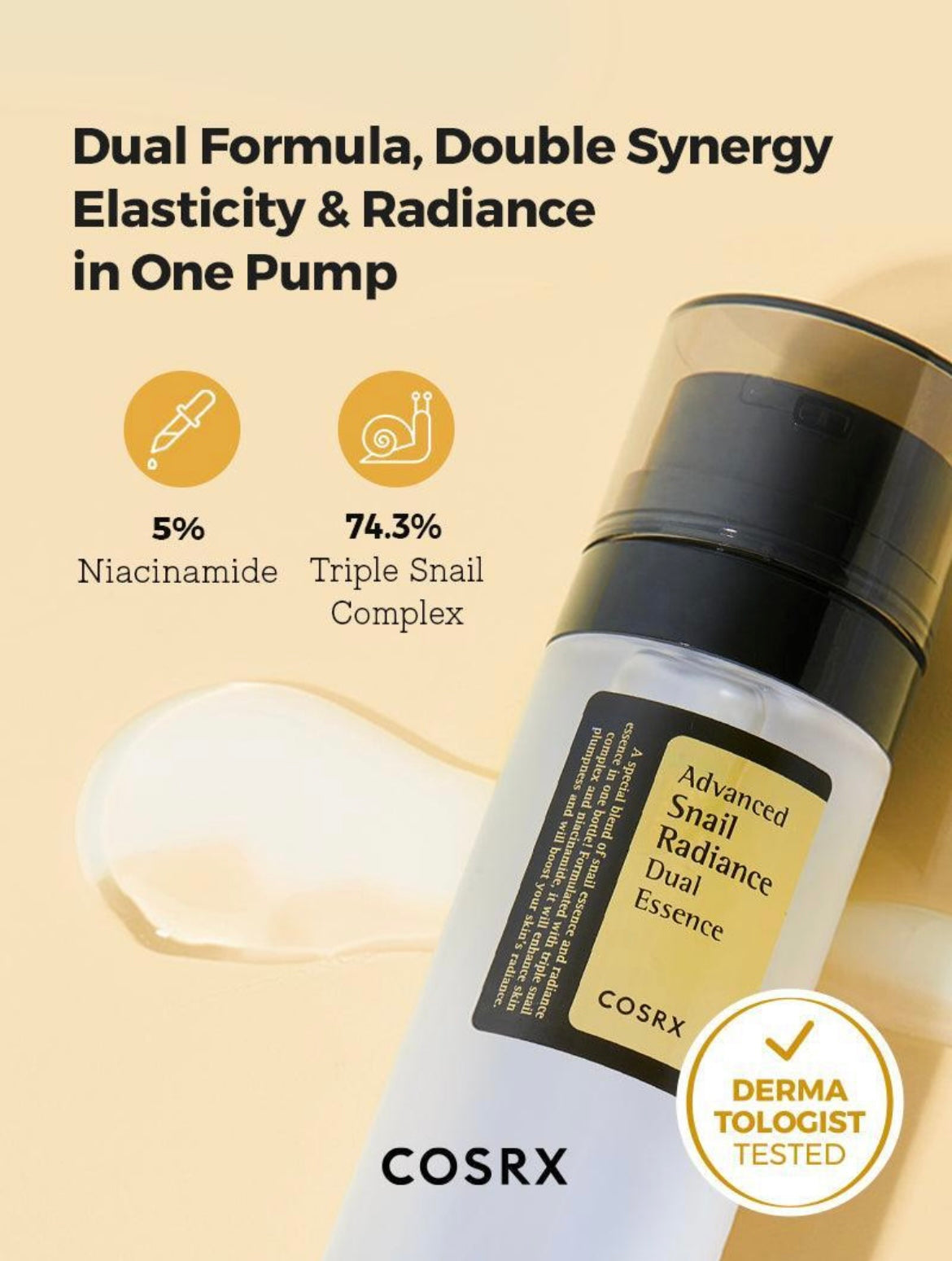 COSRX ADVANCED SNAIL RADIANCE DUAL ESSENCE