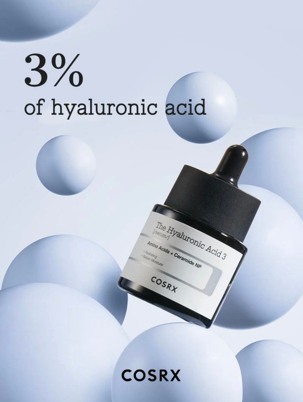 COSRX  HYALURONIC ACID 3 SERUM