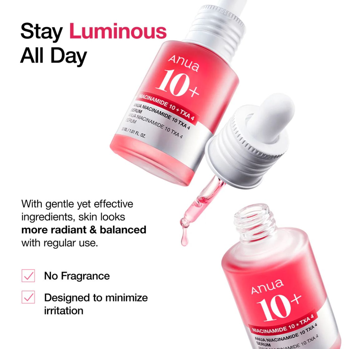 Anua Niacinamide 10% + TXA 4% Dark Spot Correcting Serum 30ML